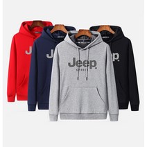 JEEP spirit (지프스피릿) 기모 후드티셔츠 남.여공용 HD-6549B