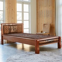 명품의료기 DS 203PU S 홍칠보석 싱글 돌침대, 브라운