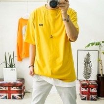 코디캡틴 크게크게 루즈핏 오버핏 무지티 빅사이즈반팔