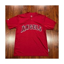 마제스틱 청소년 로스앤젤레스 에인절스 BP 저지 셔츠 라지 L 야구 MLB 남아