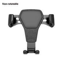 중력 차량 마운트 휴대폰 홀더 자동차 에어 벤트 클립 스탠드 핸드폰 GPS 아이폰 11 XS X XR 7 삼성 화웨이 지원, [01] Black