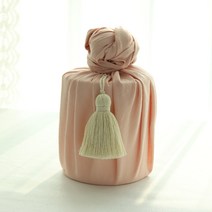 린넨원통디피상자 DIY 핑크 전통포장 전통장식, 린넨원통디피상자(핑크)중