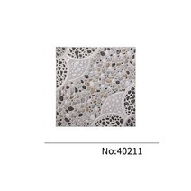 보강토블럭 바닥 정원 마당 타일 블럭 조약돌, 400X400, 40211