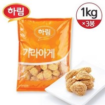 하림 가라아게 1kg 3개, 12개, 1000g