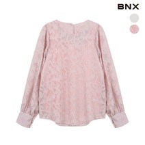 [BNX] 여성 플라워 아일렛 블라우스