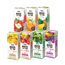 썬업 / 썬업 과일야채샐러드 200ml / 썬업VITA-C 125ml, 썬업 VITA-C 애플 125ml X 24