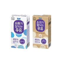 매일유업 소화가잘되는우유 190ml 12팩+미숫가루12팩, 1세트