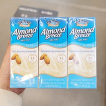 매일유업 아몬드브리즈 (언스위트) 190ML X 6입 X 1개, 아이스보냉백포장