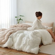몽실몽실 구르미 오가닉 순면 워싱 호텔식 차렵이불 단품