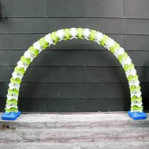 [S]고광택사각 점보아치가랜드[화이트앤옐로우], 모델명/품번