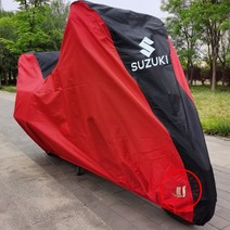 스즈키 브이스트롬 250 650 1050 방수 방진 커버, 3XL, 블랙 레드