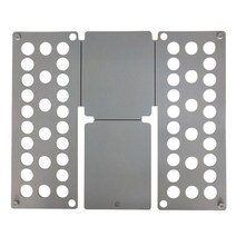 옷접기판 옷개는기계 접이식 옷 홀더 정리함 리빙박스 다용도 수납함 플라스틱 키즈 세탁 보드 보관 도구 빨래, [06] Grey