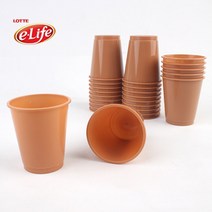 AED803451롯데 다회용 일회용 종이컵 자판기컵 25P, 1, 1