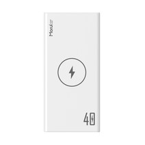 모루이 고속 무선충전 대용량 보조배터리 30000mAh PD22.5W 15W 멀티단자, 화이트, WP401