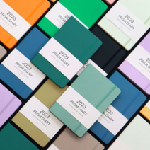 디작소 2023 먼슬리 B6 다이어리 (날짜형 32절 월간), 애플그린