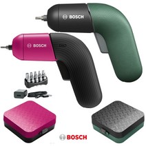 Bosch 보쉬 충전식 전동 드라이버 세트 비트10개포함 핑크 그린 가구조립 DIY 다기능 어댑터, 코르크스크류어댑터