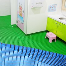 미끄럼방지매트 50X50욕실 화장실 물빠짐 발판 패드 깔판 바닥 롤 튜브매트 건식 수영장 목욕탕 논슬립, 그린