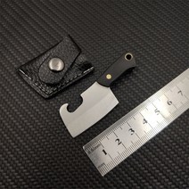 다기능 휴대 Dropship 스테인레스 스틸 고정 블레이드 키 체인 에보니 핸들 미니 주방 나이프 필러 도구 일, 02 Silver G10 Handle1