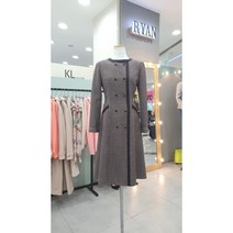 [리안뉴욕] 라운드띠배색트위드원피스ROAWOP020