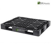 프라스틱 파렛트 수출용 경량용 중량용파렛트 지게차 핸드카, 09경량용1300x1100x150검정 15k