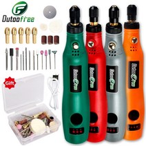 쏘비트 소비트 전동 조각 끌 칼 미니 무선 드릴 전기 펜 가변 속도 usb 무선 드릴 로터리 도구 키트 연삭 연마 용 사 펜, 192pcs의 회색
