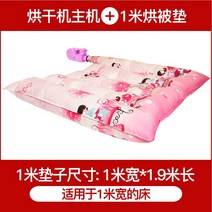 의류건조기 세탁 미니 빨래 가정용 속건 소형 이불 온열 이불 공기 건조기, 1.0 와이드 침대 적용 가능