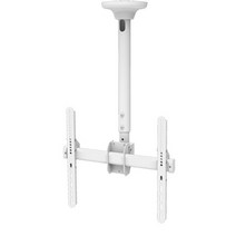 CLB-440F(화이트) 40~55인치 티비 천정형 브라켓 TV 설치 모니터, CLB-440F(화이트 기본 1m+연결봉50cm)