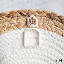 도자기공예 만들기 도구 물레 DIYSoft Pottery Polymer Clay Cutter Creative INS French Earring Shape Cu, 04 E04