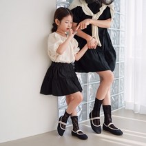 키즈 추가! 무중력 구름깔창 에델 파이핑 플랫 메리제인 슈즈 #엄마딸 커플