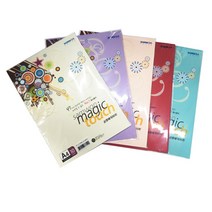 삼원 매직터치 머메이드 칼라용지 A4용지 180g 10매입 엠보색지 칼라수입지 아트지, M27 청록색