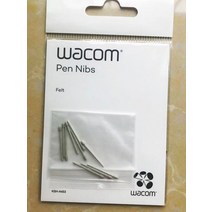 와콤타블렛 Wacom pro 펜 2 cintiq pro 모바일 스튜디오 pro 13 16 cintiq 16 22 intuos pro용 10pcs 펜촉 팁 리필 호환, 원래 하드 펠트