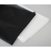 실크 접착 심지 2컬러(흰색 검정), 검정