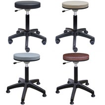특수 높은의자 (2개외 착불)원형 바퀴무 카운터 혈압계 작업 제도용 빵의자, A.진찰-밤색(바퀴)-115A