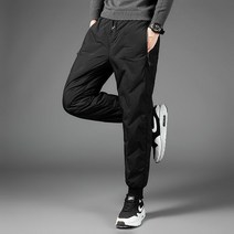 Z3JC 패딩 팬츠 겉옷 야상 슬림핏 기모 바지 두꺼운 밴딩 슬림핏 트레이닝바지 밴딩