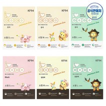 아이코코 KF94 황사 마스크 소형 화이트 블랙 100매+가그린 10ml 2포 증정 ~16시 주문까지 오늘 출고, KF94 소형N(4살~얼굴작은7살)