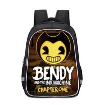 Bendy And The Ink Machine 벤디 앤 더 잉크 머신 캐릭터 책가방 백팩