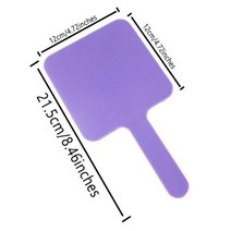 휴대용손거울 도매 메이크업 거울 손 개최 광장 사용자 정의 로고 매일 핑크블랙화이트 작은, style14+5pcs