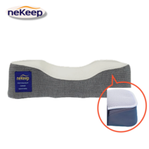 [네키프 생생베개] 경추지지 목스트레칭 2중구조 바른자세 3D베개, 그레이