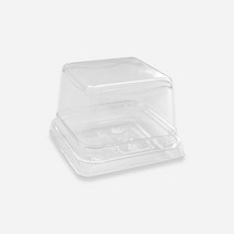 새담 화과자 케이스 1구(투명) 500개 사각 페트 양갱상자