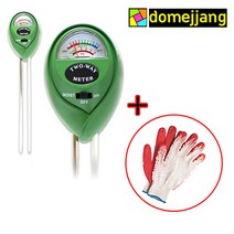 도매짱 (domejjang) 토양수분계 토양수분측정기 토양산도측정기 PH 수분계 습도계
