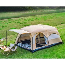 거실형텐트 글램핑 리빙쉘텐트 나들이, 아미 그린 미디엄 디럭스 5-8인
