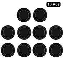 개스킷 가스켓 10 Pcs 실리콘 자동차 도어 충격 흡수 안티-소음 버퍼 가스 켓 패드 Anti-collision 스티커, 03 black without logo