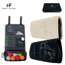 힐크릭 골프 파우치 카트 골프가방 HCPO-21202, 블랙