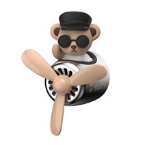 도리곰 차량용 불독 곰돌이 방향제, 불독-실버