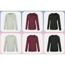 네파 여성 가을 깔끔한 디자인으로 단독으로 착용해도 이쁘고 아우터 안에 레이어드해서 입기 좋은 두께의 여성용 라운드 티셔츠_GS VER1