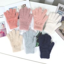 문앤준 겨울 페이크퍼 앙고라 장갑 털장갑