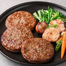 [온밥엔]국내산 프리미엄 매콤한맛 떡갈비 육즙가득 두툼한 전주 떡갈비 300g 2봉, 단품