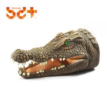 반디 딜로포사우르스 핸드퍼펫 소프트완구 손가면 공룡놀이 소프트애니멀, 6 악어 핸드퍼펫