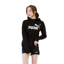 푸마 걸즈 빅로고 ESS 여성 후드집업 자켓 후디 587048-01