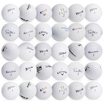 토탈브랜드 혼합 로스트볼 실속형, 30개, 화이트, 1개